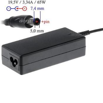 Akyga notebook power adapter AK-ND-05 19.5V/3.34A 65W 7.4x5.0 mm + pin DELL, AK-ND-05