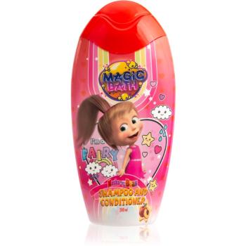 Masha & The Bear Magic Bath Shampoo and Conditioner šampon a kondicionér 2 v 1 pro děti 200 ml