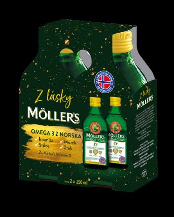 Möllers Dárkové balení Omega 3 2 x 250 ml