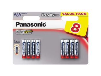 Baterie AAA (R03) alkalická PANASONIC Everyday Power 8ks / blistr