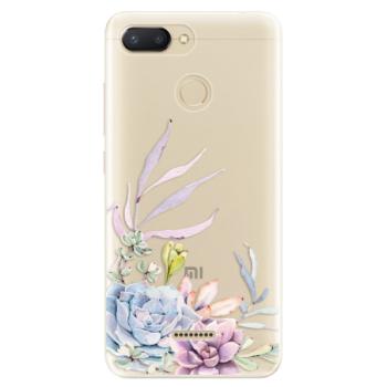 Odolné silikonové pouzdro iSaprio - Succulent 01 - Xiaomi Redmi 6