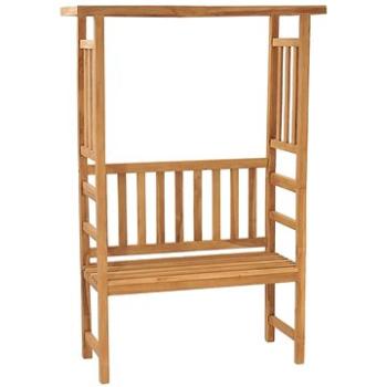 SHUMEE Zahradní lavice s pergolou 115 cm teak 316170 (316170)