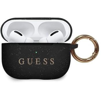 Guess Silikonový Kryt pro Airpods Pro Black  (3700740472422)