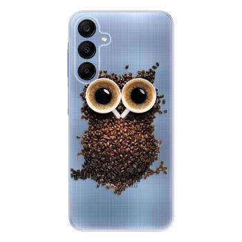 Odolné silikonové pouzdro iSaprio - Owl And Coffee - Samsung Galaxy A25 5G