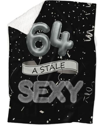 Deka Stále sexy – Černá (věk: 64, Podšití beránkem: ANO)