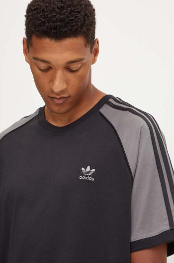 Bavlněné tričko adidas Originals černá barva, IW5818