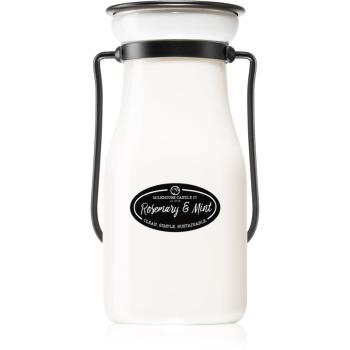 Milkhouse Candle Co. Creamery Rosemary & Mint vonná svíčka Milkbottle 227 g