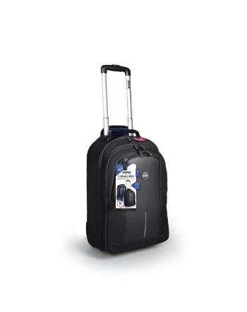 PORT batoh CHICAGO EVO BACKPACK TROLLEY na notebook 15, 6’’ a tablet 10, 1\", černá