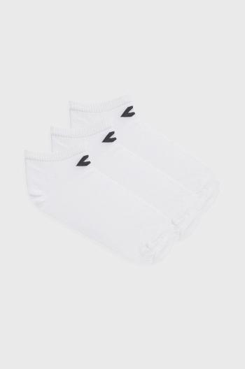 Ponožky Converse (3-pak) pánské, bílá barva