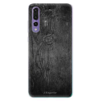 Odolné silikonové pouzdro iSaprio - Black Wood 13 - Huawei P20 Pro