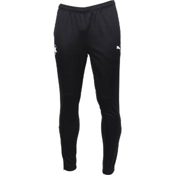 Puma TEAMRISE POLY TRAINING PANTS SK SLAVIA Pánské fotbalové tepláky, černá, velikost