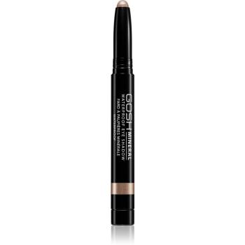 Gosh Mineral Waterproof dlouhotrvající oční stíny v tužce voděodolné odstín 012 Golden Nude 1,4 g