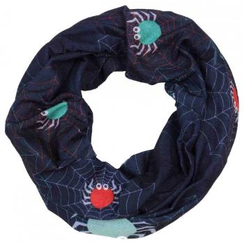 Finmark CHILDREN’S MULTIFUNCTIONAL SCARF Dětský multifunkční šátek, tmavě modrá, velikost UNI