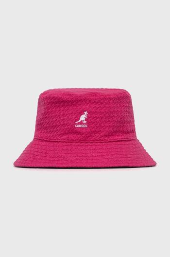 Oboustranný klobouk Kangol fialová barva