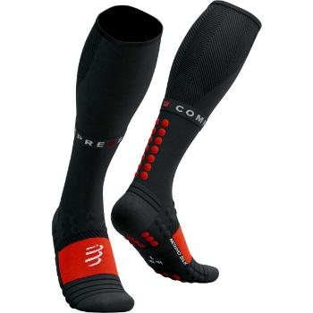 Compressport FULL SOCKS WINTER RUN Teplé kompresní běžecké podkolenky, černá, velikost