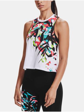 Tílko Under Armour RUN Floral Tank - bílá