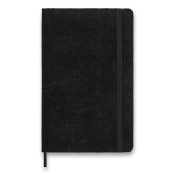 Zápisník Moleskine Velvet - L, tvrdé desky, linkovaný - Zápisník Moleskine Velvet - tvrdé desky černý