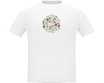 Pánské tričko Classic Heavy květiny pattern
