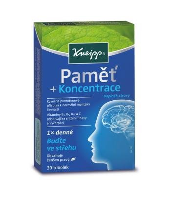 Kneipp Paměť + Koncentrace 30 tobolek