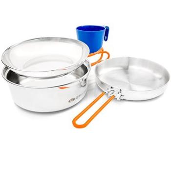 GSI Outdoors Glacier Stainless 1 Person Mess Kit (90497681257)