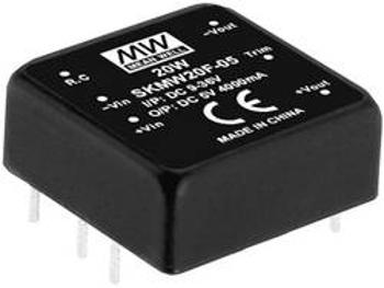 DC/DC měnič napětí do auta Mean Well SKMW20G-15, 1330 mA, 20 W, Počet výstupů 1 x