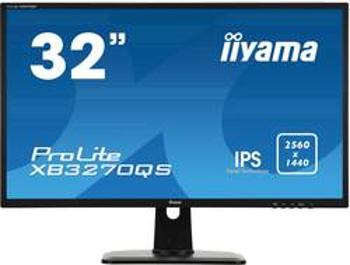 LED monitor Iiyama ProLite XB3270QS, 81.3 cm (32 palec),2560 x 1440 Pixel 4 ms, IPS LED DisplayPort, DVI, HDMI™, zásuvka sluchátek