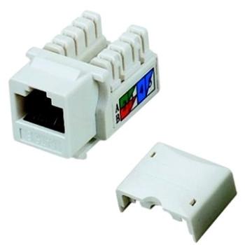 Datacom  RJ45 UTP CAT5E (DUAL) MINI bílý (4011)