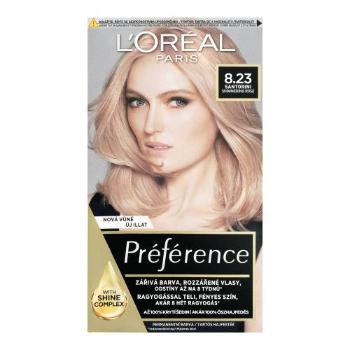 L'Oréal Paris Préférence 60 ml barva na vlasy pro ženy 8,23 Santorini na barvené vlasy; na blond vlasy; na všechny typy vlasů