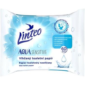 LINTEO vlhčený toaletní papír Aqua Sensitive 60 ks (8595686303146)