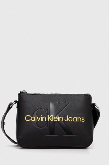 Kabelka Calvin Klein Jeans černá barva