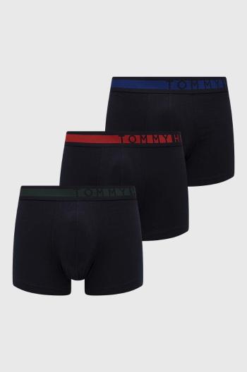 Boxerky Tommy Hilfiger 3-pack pánské, černá barva