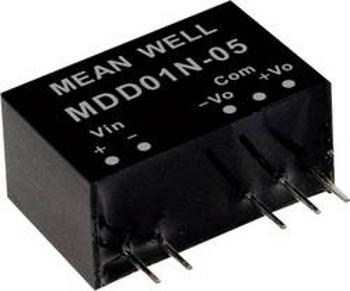 DC/DC měnič napětí, modul Mean Well MDD01N-12, 42 mA, 1 W, Počet výstupů 2 x