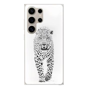 Odolné silikonové pouzdro iSaprio - White Jaguar - Samsung Galaxy S24 Ultra