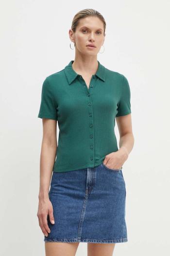 Polo tričko Levi's zelená barva, A9342