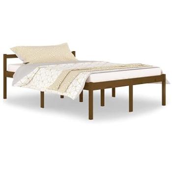 Rám postele medově hnědý masivní borovice 140 × 200 cm, 810617 (810617)