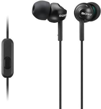 SONY sluchátka MDR-EX110AP,černá