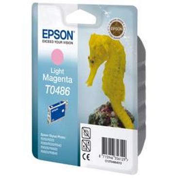 Epson Ink T0486 originál světlá purpurová C13T04864010