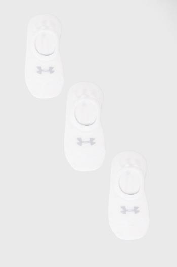 Ponožky Under Armour 1370075 dámské, bílá barva