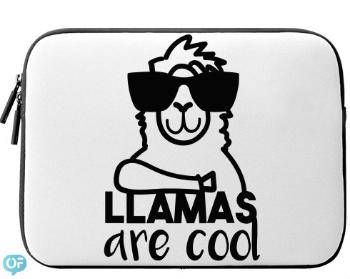 Neoprenový obal na notebook Llamas are cool