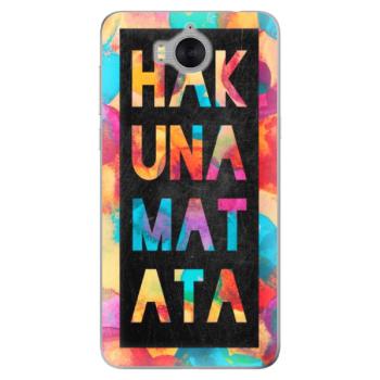 Odolné silikonové pouzdro iSaprio - Hakuna Matata 01 - Huawei Y5 2017 / Y6 2017