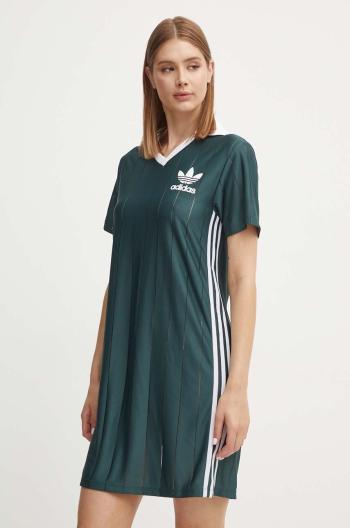 Šaty adidas Originals zelená barva, mini, IX5507