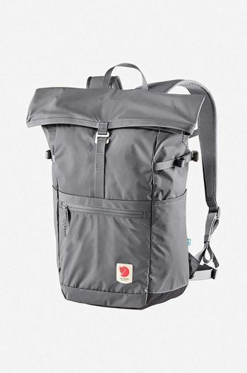 Batoh Fjallraven High Coast Foldsack 24 F23222 016 šedá barva, velký, hladký