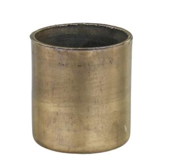 Bronzový antik svícen na úzkou svíčku s magnetem Mao - Ø 2*2,5cm 71081213 (71812-13)