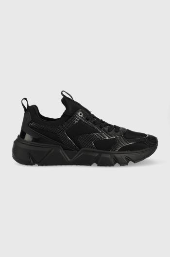 Sneakers boty Calvin Klein HM0HM00865 LOW TOP LACE UP NEO MIX černá barva