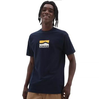 Pánské Tričko Vans CENTER SIDESTRIPE SS TEE NAVY - XL