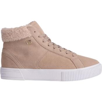 Tommy Hilfiger VULC SUEDE SNEAKER HI Dámské tenisky, béžová, velikost