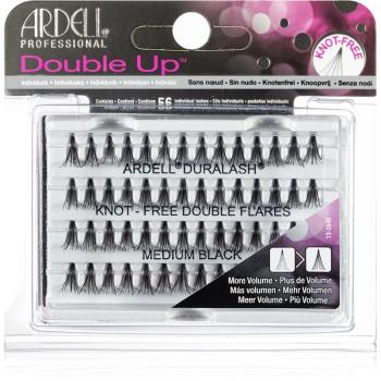 Ardell Double Up trsové nalepovací řasy bez uzlíku velikost Medium Black