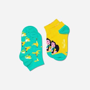 Happy Socks 2-pak Monkey & Banana Low KMNB02-7000