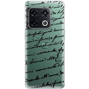 iSaprio Handwriting 01 - black pro OnePlus 10 Pro (hawri01b-TPU3-op10pro)