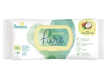 Pampers Pure Protection Coconut dětské čisticí ubrousky 42 ks